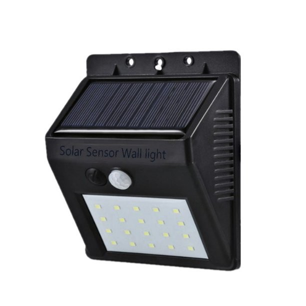 Solar Power 40LED PIR Motion Sensor Wall Light Waterproof Outdoor